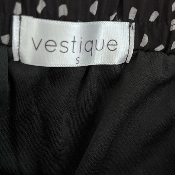 Vestique Ruffles Polka dot Mini Skirt Sz S - Picture 2 of 2